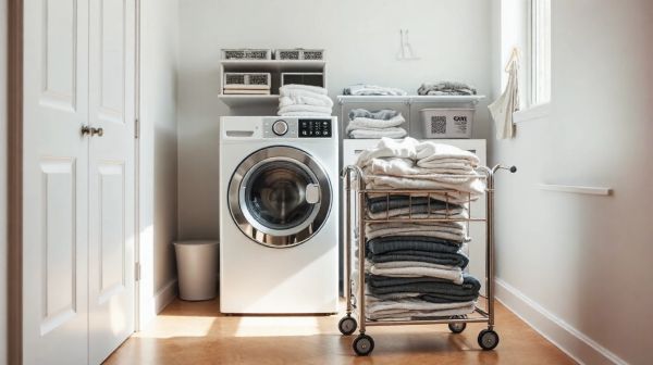 Boostez l'efficacité avec un chariot à linge performant