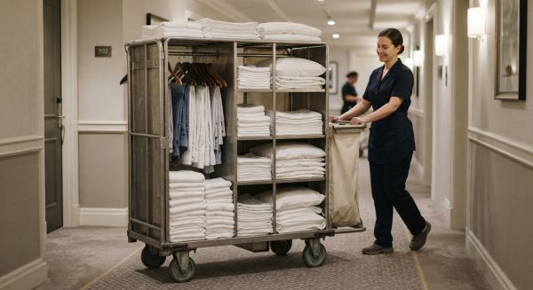 Boostez l'efficacité avec un chariot à linge performant